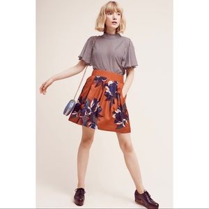 Anthropologie Maeve Floral Skirt